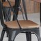 Flash Furniture 4PK Teak Poly Resin Seats for Stools & Chairs, 4PK 4-JJ-SEA-PL01-TEAK-GG - alternate 1